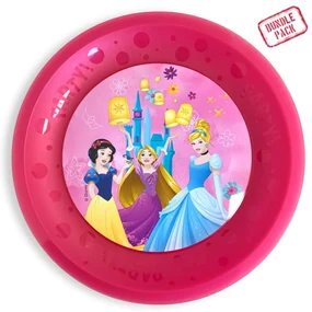 Prințesele Disney Junior Live Your Story set de 4 farfurii plate micro plastic premium 21 cm