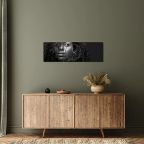 Tablou - Portretul femeii (cu ceas) (90x30 cm)