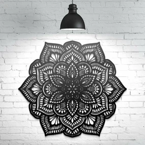 DUBLEZ | Mandala art din lemn - Tablou natura