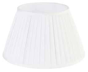 Abajur plisat alb 35/20 cm