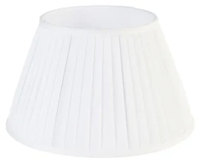 Abajur plisat alb 35/20 cm