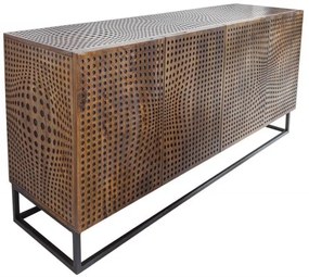 Bufet din lemn masiv de mango Illusion 160 cm