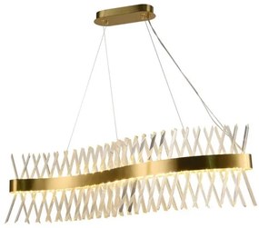 Lustră LED de cristal dimabilă pe cablu LED/95W/230V + telecomandă