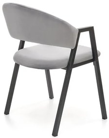 Scaun tapitat k473 – Gri