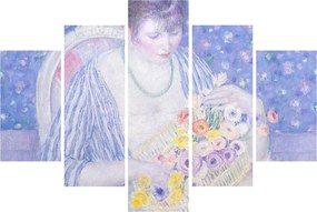 Tablou - Frederick Carl Frieseke,  The Basket of Flowers, reproducere (150x105 cm)