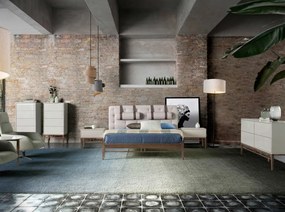 Pat dublu design modern Platin, 160x200cm