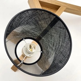 Lustră aplicată Brilagi ANTHONY 3xE14/40W/230V stejar/negru