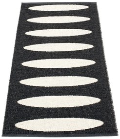 Covor tip traversă pentru interior și exterior negru 70x150 cm Ella Black – Pappelina