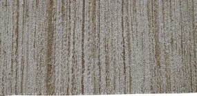 Covor din bumbac și iută țesut manual, antiderapant, bej natural, 200 x 300 cm, 1800 GSM, „Cotton Jute Carpet"