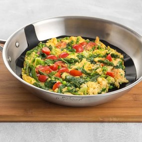 Pad antiaderent pentru tigaie NoStik DDD 430, Diametru 24 cm, Pana la 260°C, Pentru omleta, Reutilizabil, Negru