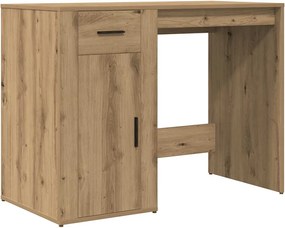 vidaXL Birou, stejar artizanal, 100x49x75 cm, lemn prelucrat