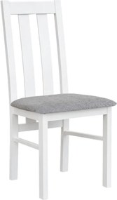 Scaun lemn masiv Linea cu Șezut Tapitat Model L2 L 43 x A 44 x H 96 cm - Gri mediu