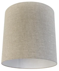 Abajur din stofă gri deschis 40/40/40