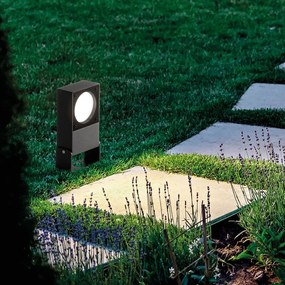 Proiector Exterior, Antracit, Protectie IP65, 1xGX53, Sirio pr1