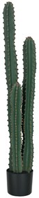Outsunny Cactus artificial extrem de realist plantă artificială de dimensiuni mari dim. Ø 18 x 120H cm verde | Aosom Romania