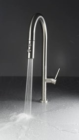 Baterie pentru Bucătărie OLFATO Finisaj: Oțel Șlefuit BQO_F72M