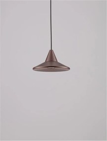 Pendul LED design minimalist DRO maro