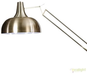 Lampadar, lampa de podea moderna, brat articulat, finisaj satinat, GIANT-XL-BRU MUNO Design