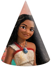 Disney Vaiana Sailing Spirit pălărie de petrecere, tricorn 6 buc. FSC