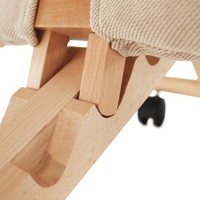 Scaun tip kneeling ergonomic, crem / fag, GROCO