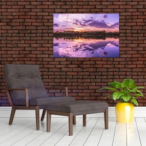 Tablou cu cerul violet (90x60 cm)
