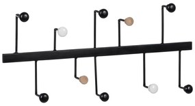 Cuier de perete negru din metal – Ixia