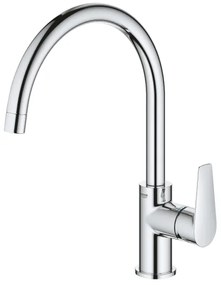 GROHE BAUEDGE 31367001 - baterie pentru chiuvetă 332 mm crom lucios
