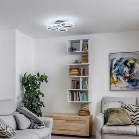 Lustră LED dimabilă aplicată Brilagi ORBITS LED/50W/230V 3000-6500K + telecomandă