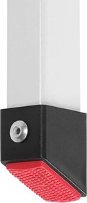 Scarǎ pliabilă STEP, 3 trepte, max. 150 kg, alb/negru SongmicsHome