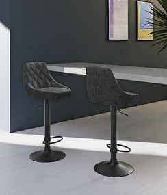 STONES Scaun din microfibră 45cm X 50cm H. 84/100cm | Aosom Romania