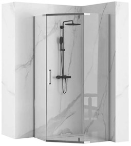 Cabina dus Axin crom – 80×80 cm