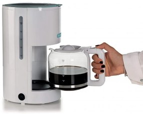 Cafetiera cu filtru Ariete BREAKFAST 1394/01, 12 cesti, 0.600L, Fereastra nivel apa, Alb