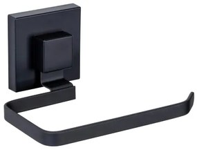 WENKO 71447800 - Suport pentru hârtie igienică VACUUM-LOC QUADRO ED, 14 x 11 cm, negru