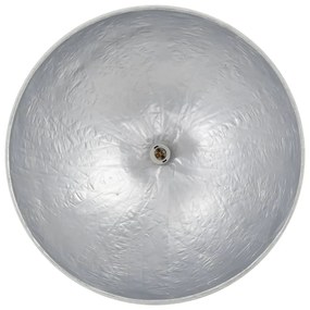 Lampa suspendata, alb si argintiu, O50 cm, E27 1, O 50 cm, alb si argintiu, alb si argintiu