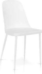 Set 4 scaune GOCCIA -HORECA-POLIPROPILENA - ALB