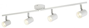 Lustra LED cu 4 spoturi directionabile Rollo alba 3174WH SRT