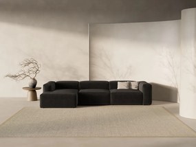Coltar 4 locuri Bergamo stofa L344 cm