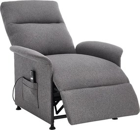 Fotoliu de relaxare reglabil electric Catini ELYSIO gri închis