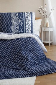 Lenjerie de pat din polibumbac CANZONE BLUE, albastru Dimensiune lenjerie de pat: 70 x 90 cm | 140 x 200 cm