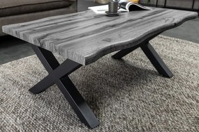 Masuta design industrial WILD 90cm, gri