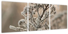 Tablou - Plantează în îngheț (cu ceas) (90x30 cm)