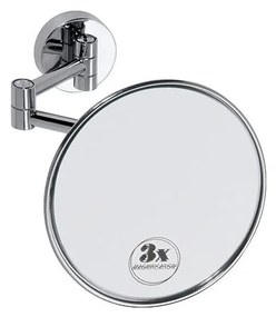 Oglindă cosmetică 14 x 14 cm, argintie