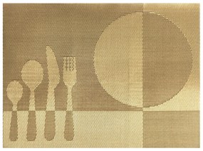 Suport farfurie Food ocru, 30 x 45 cm, set 4 buc.