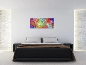 Tablou - Abstracția poligonală (120x50 cm)
