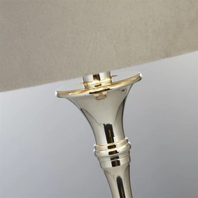 Veioza/Lampa de masa design lux elegant Belle crom/taupe