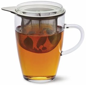 Cană de sticlă cu sită și capac Simax 179 Tea for one 0,35 l