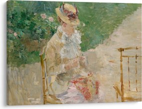 Tablou - Berthe Morisot, Young Woman Knitting, reproducere (70x50 cm)