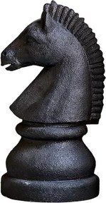 Decorațiune cal de șah din rășină, H43,5 cm