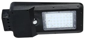 Lampă stradală solară LED cu senzor, 15W, 7,4V, 4000K, IP65, 10800 mAh