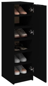 Pantofar, negru, 30x35x100 cm, lemn compozit